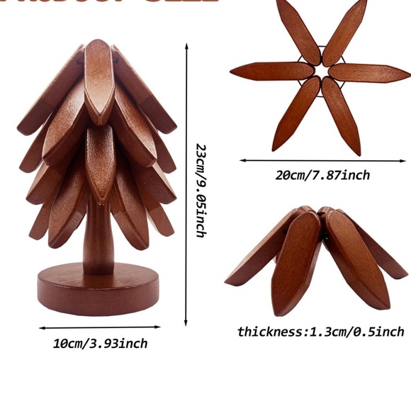 Wooden Trivets Set - Picture 6 of 8